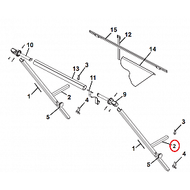 Carefree RV Truckin' Awn Lower Right Or Left Satin R00361