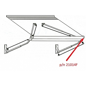 Complete Head Casting Assembly for Relax Awning 21014F
