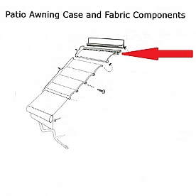 Window Awning Flex Key Only with Vinyl Cord Inside - 207241