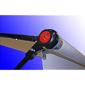 Awning Patio 9'8 inch with Blue Shadow Canvas - 702880-04