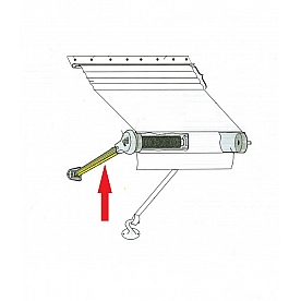 Bright G Arm for 47 inch Rear Awning - 231100