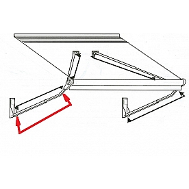 Complete Main Arm with Motor Assembly Rear - 27001R