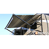 Carefree RV Compass Awning Arm Electric 8 Foot Black Full Set - TAJVAPHW