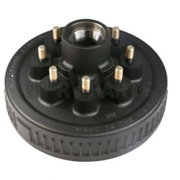 Dexter Hub and Drum for 7200 Lbs Axle - 8 on 6.5 Grease - 5/8 Inch Studs - 008-393-06