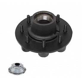 Dexter Idler Hub for 7000 Lbs Axle - 8 on 6.5 Inch Bolt Pattern - Oil Bath - 008-231-16