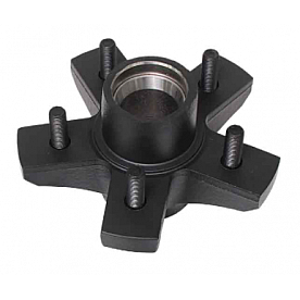 Dexter Idler Hub for 3500 Lbs Axle - Galvanized - 5 on 4.5 Inch Bolt Pattern - 008-248-50