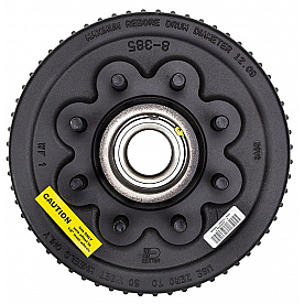 Dexter Nev-R-Lube Hub and Drum for 7000 Lbs Axle - 8 on 6.5 Inch Bolt Pattern - 008-385-80