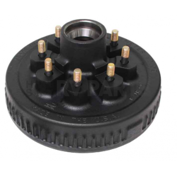 Dexter Hub and Drum for 7200 Lbs Axle - 8 on 6.5 - 5/8 Inch Stud - Oil Bath - 008-393-05-4
