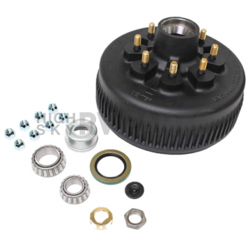 Dexter Hub and Drum Kit for 8000 Lbs Axle - 8 on 6.5 Inch Bolt Pattern - 9/16 Inch Studs - K08-285-95