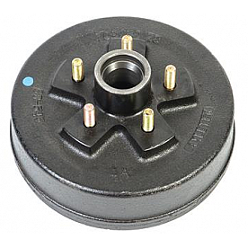 Husky Towing Hub and Drum for 600 To 1100 Lbs Axle - 5 on 4.5 Inch Bolt Pattern - 30792