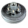 Husky Towing Hub and Drum for 6000 Lbs Axle - 6 on 5.5 Inch Bolt Pattern - 30804