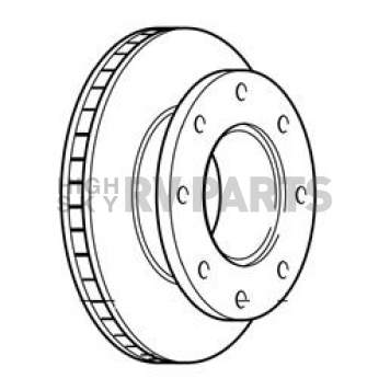Dexter ABS Rotor for 12000 Lbs Axle - 070-006-02-2