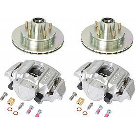 Dexter Hub and Rotor Kit - 9.75" - 3750 Lbs - Zinc Coated Rotor/Aluminum Caliper - K71-078-02