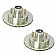 Dexter Hub and Rotor Kit - 9.75" - 3750 Lbs - Zinc Coated Rotor/Aluminum Caliper - K71-078-02