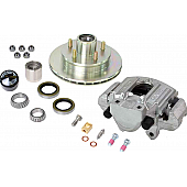 Dexter Hub and Rotor Kit - One Side - 3750 Lbs Axle - Zinc Rotor/Aluminum Caliper - K71-078-05