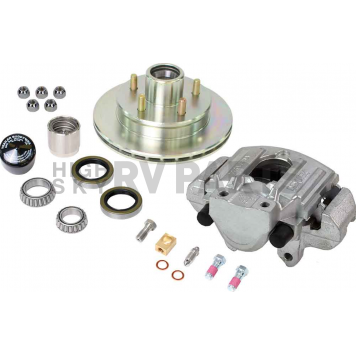 Dexter Hub and Rotor Kit - One Side - 3750 Lbs Axle - All Zinc Coated - K71-077-05