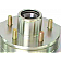 Dexter Hub and Rotor Kit - One Side - 3750 Lbs Axle - Zinc Rotor/Aluminum Caliper - K71-078-05