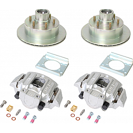 Dexter Hub and Rotor Kit 11.75" - 6000 Lbs Axle - Zinc Rotor/Aluminum Caliper - K71-090-02