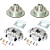 Dexter Hub and Rotor Kit 11.75" - 6000 Lbs Axle - Zinc Rotor/Aluminum Caliper - K71-090-02