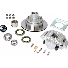 Dexter Hub and Rotor Kit 11.75" - One Side - 6000 Lbs Axle - SS Rotor/Aluminum Caliper - K71-954-05