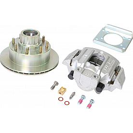 Dexter Hub and Rotor Kit - 7K Lbs Axle - One Side - Zinc Rotor/Aluminum Caliper - K71-806-00