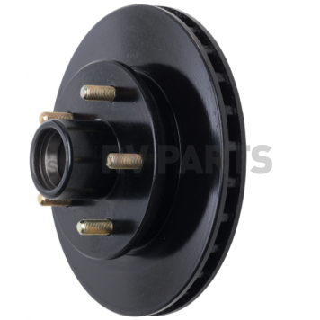 Dexter Hub and Rotor 3700 Lbs - 5 on 4-1/2 - E-Coated - K08-452-03-1