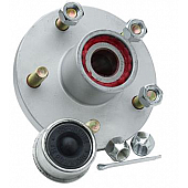 Dexter Marine Idler Hub - 1250 Lbs - 5 on 4.5 Inch Super Lube/ 4 Bolt Mount - 81015