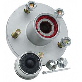 Dexter Marine Idler Hub - 1250 Lbs - 5 on 4.5 Inch Super Lube/ 5 Bolt Mount - 81039