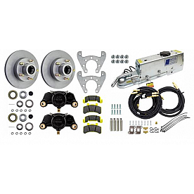 Dexter Hub and Rotor Conversion Kit for 6600 Lbs Axle - 5 on 4.5 Inch Bolt Pattern - 82405