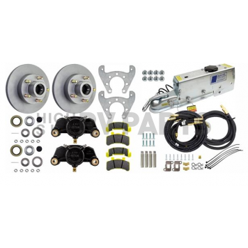 Dexter Hub and Rotor Conversion Kit for 6600 Lbs Axle - 5 on 4.5 Inch Bolt Pattern - 82405