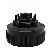 Rockwell American Hub/Drum w Studs And Races, 8K Capacity - 9086L-1