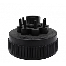 Rockwell American Hub/Drum w Studs And Races, 8K Capacity - 9086L-1