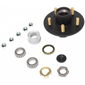 Dexter Idler Hub for 2000 To 2700 Lbs Axle - 5 on 4.5 Inch Bolt Pattern - K08-258-92