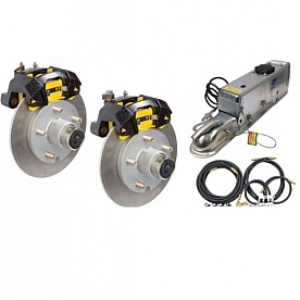 Dexter Marine Hub and Rotor Kit 10" Brakes 6600 Lbs Axle - 5 on 4.5 Inch Bolt Pattern - 82404