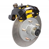 Dexter Hub and Rotor Kit for 3500 Lbs Axle - 5 on 4.5 Inch Bolt Pattern - 82091