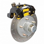 Dexter Hub and Rotor Kit for 6000 Lbs Axle - One Side - 6 on 5.5 - Galvanized - 82092