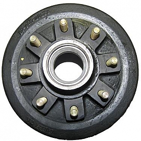 AP Products Hub and Drum for 6000 To 7000 Lbs Axle - 8 on 6.5 Inch Bolt Pattern - 014-122096