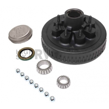 Dexter Hub and Drum Kit for 8000 Lbs Axle - 8 on 6.5 ABS - 9/16 Inch Studs - 008-389-83