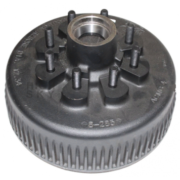 Dexter Hub and Drum for 8000 Lbs Axle - 8 on 6.5 Grease - 5/8 Inch Studs - 008-285-08