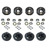 Brake and Drum Kit 5 lug 10 Inch Dexter - Set of 4 - 316350-10