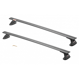 Rola Roof Rack - 2 Bars Bare Roof Mount Rectangular 110 Pounds Aluminum - 59842