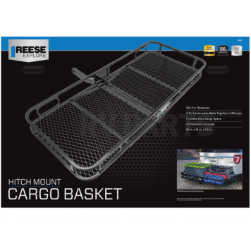 Pro Series 500 Pound Cargo Carrier for 2 inch Receiver Mount - 63153-2