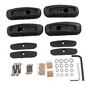 Rhino-Rack USA Roof Rack Mounting Kit - Black Set Of 4 - RCP31-BK