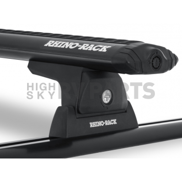 Rhino-Rack USA Roof Rack - 59 Inch Black 2 Bars Bars Direct-Fit - Y02-490B-2