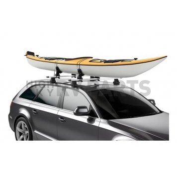 Thule DockGrip Kayak Rack - Horizontal Black Saddle Holds 1 Kayak - 895