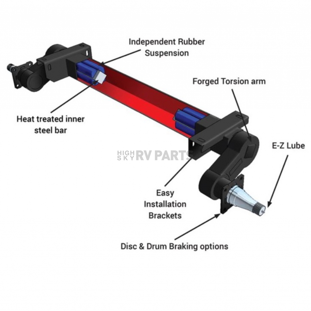 Dexter Torsion Trailer Axle D10TA