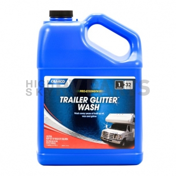 Camco Pro-Strength Trailer Glitter Wash Jug - 1 Gallon - 40608