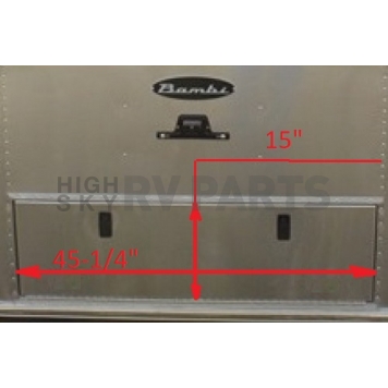 Rear Aluminum Compartment Door Assembly for Airstream 922711-1