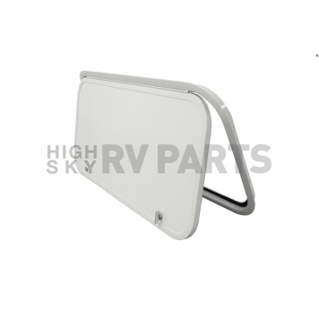 RV Access Door - 28 Inch Width x 18 Inch Height Gray - 417506