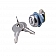 Key Cylinder with Cam for Land Yacht MH & Trailers 381397-506